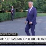 “I Got Sandbagged!” Joe Biden Jokes with Reporters About His Bad Fall – Then Hops and Shuffles Away (VIDEO)