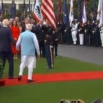 WATCH: Biden Grips Indian PM Modi’s Hand Again, Refuses to Let Go Making Things Awkward For Dr. Jill