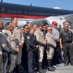 President Trump Gets Huge Show of Support From Law Enforcement at Los Angeles International Airport (VIDEO)