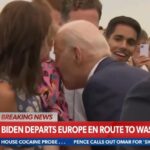 SHOCK VIDEO: Finnish Child Terrified As Joe Biden Nibbles Her Arm and Sniffs Her Hair!