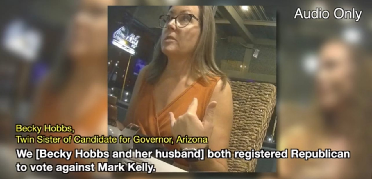 WATCH: Project Veritas Action Releases MORE Undercover Footage Of Katie Hobbs’ Twin Sister, Becky – Reveals Dishonest Democrat Strategy To Choose Republican Primary Winners