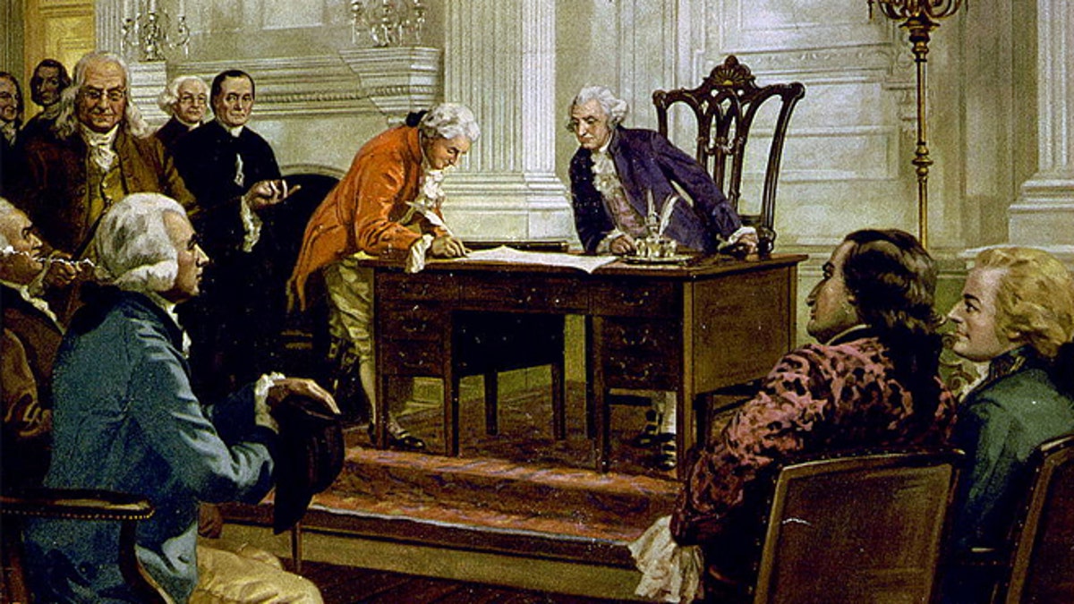 On this day in history, September 19, 1796, President George Washington issues his Farewell Address