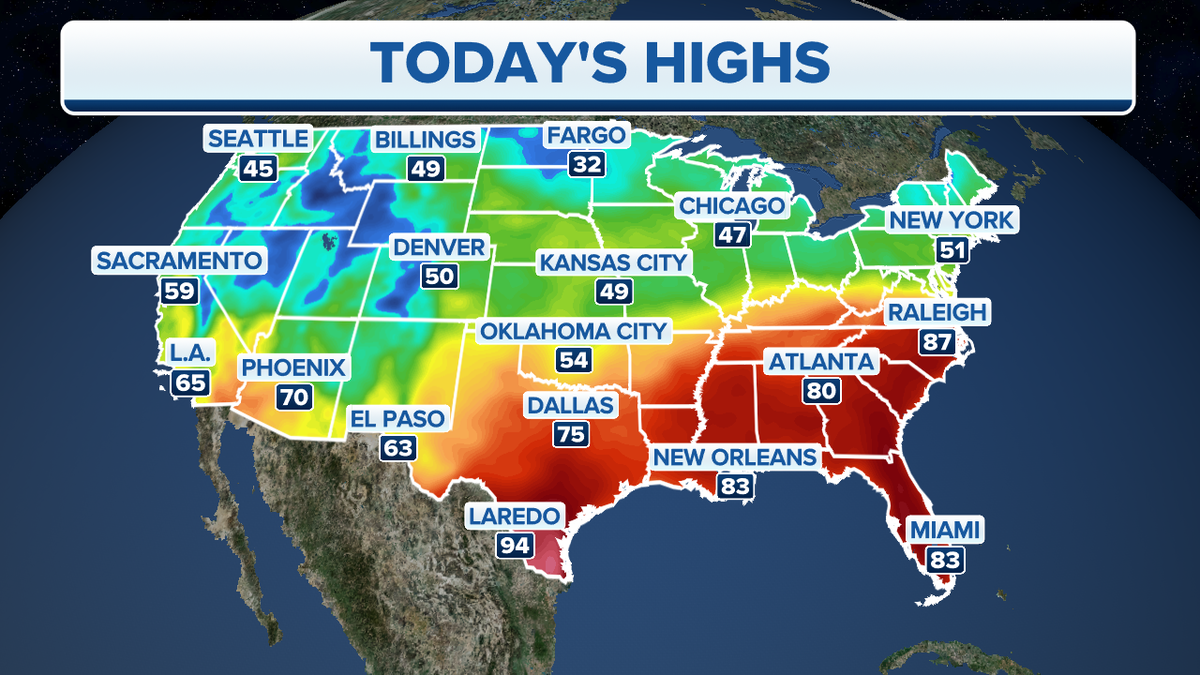 Severe weather outbreak forecast to threaten Mississippi Valley, Plains