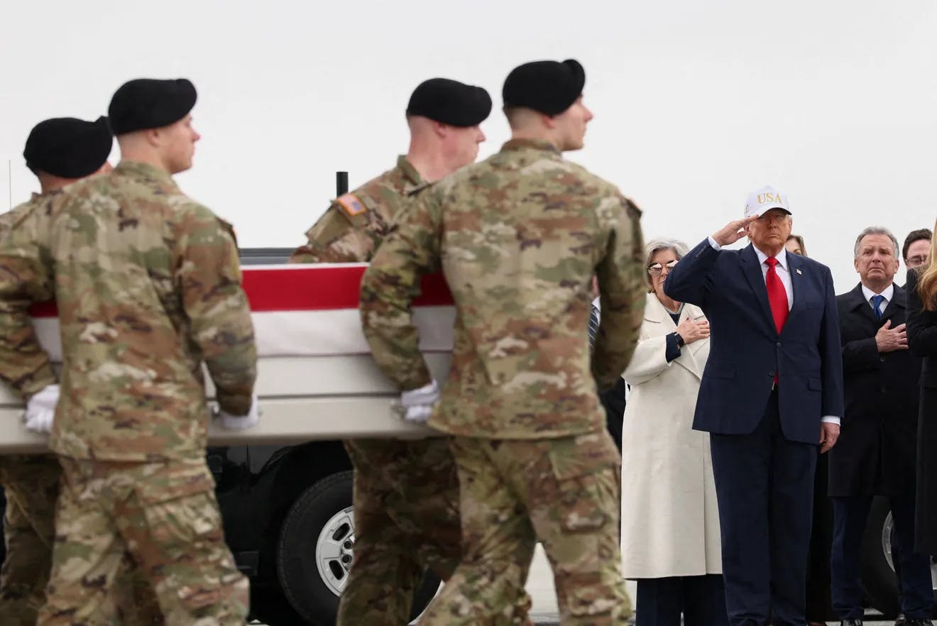 ‘Hardest Thing I Have To Do’ As President: Trump Salutes Fallen U.S. Soldiers Returning From Iran War