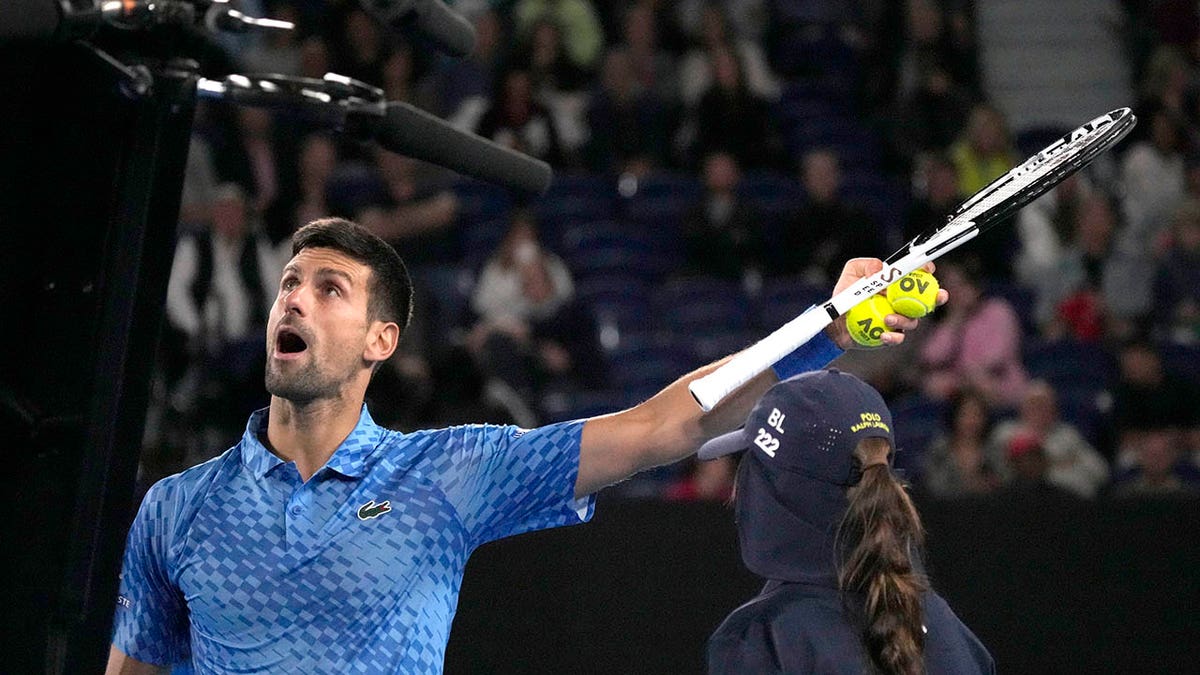 Novak Djokovic fiercely pleads with Australian Open umpire to remove heckler: ‘Drunk out of his mind'