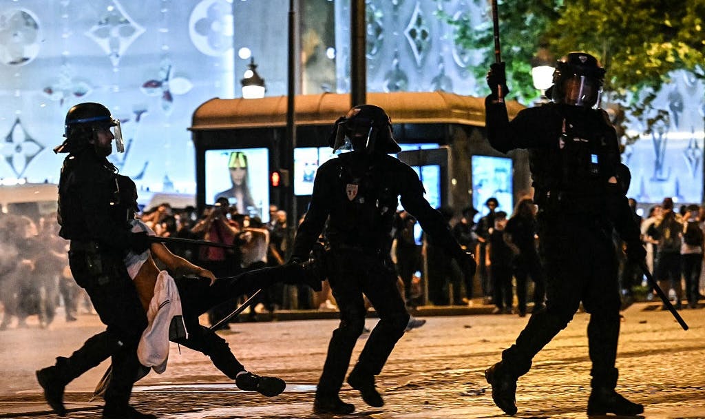 Protesters Wave Palestinian Flags In Fiery Paris Soccer Riots That Left At Least Two Dead