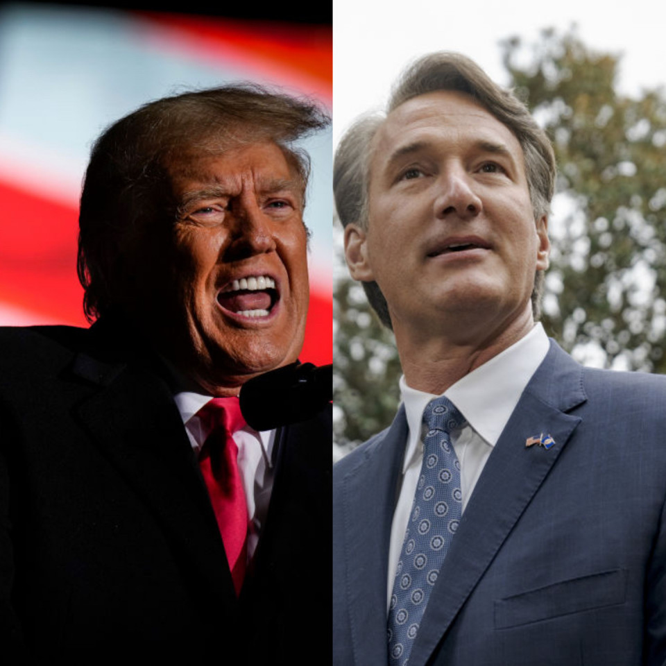 Trump Follows Up Attack On DeSantis With Bizarre Swipe At Youngkin