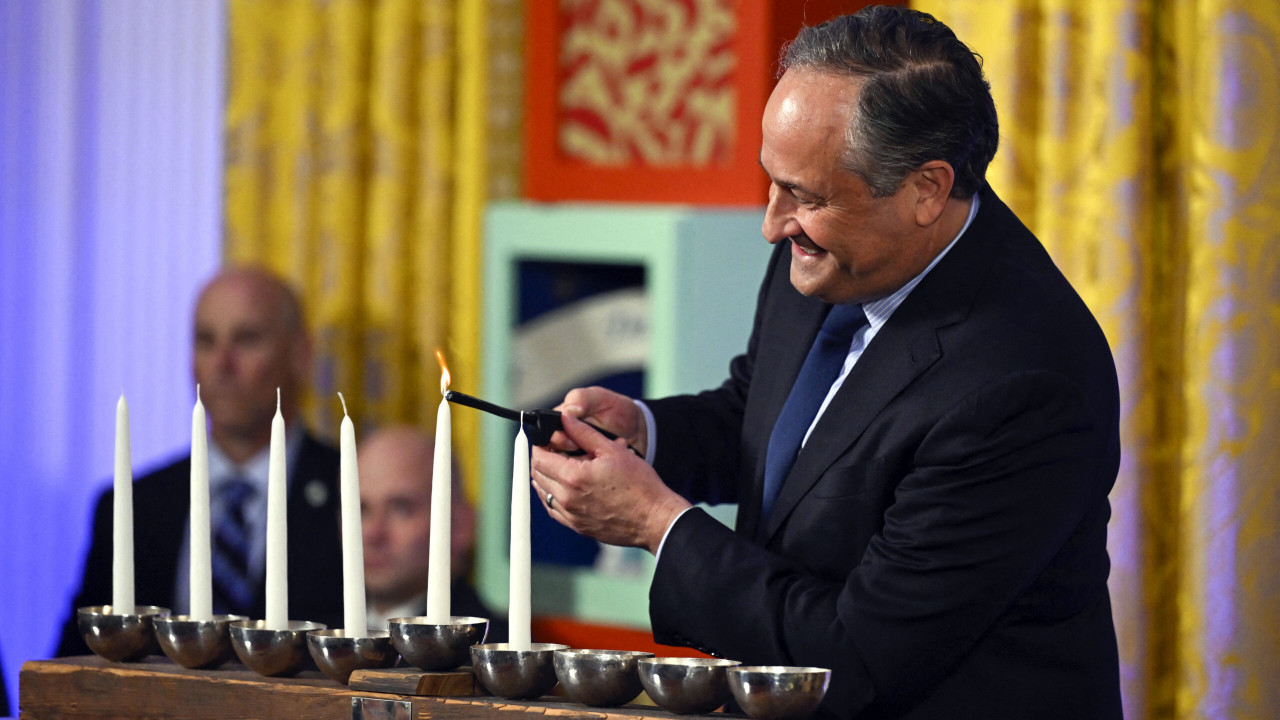 Kamala Harris’ Husband Deletes Post After Getting Mocked For Not Understanding Hanukkah Story