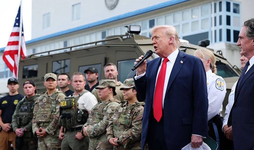President On Patrol: Trump Feeds Agents, Troops Making ‘D.C. Great Again’