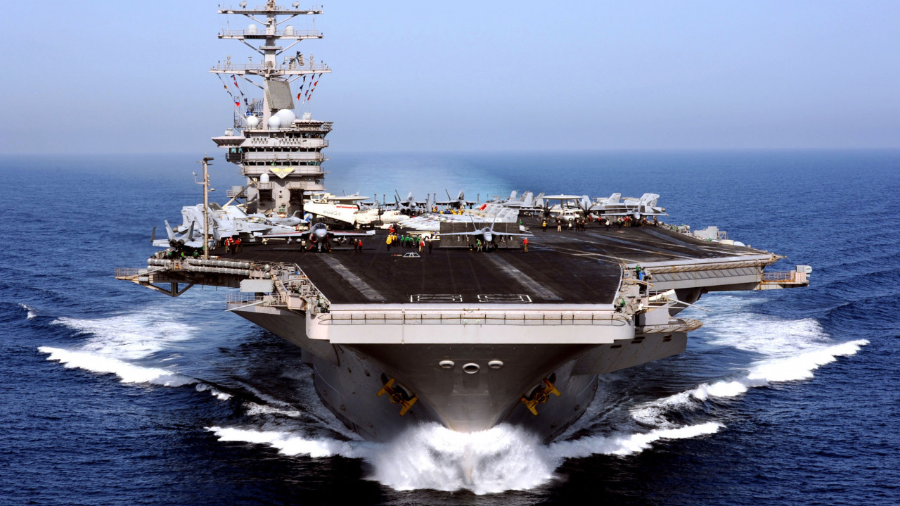 Iranian Drone Harasses U.S. Aircraft Carrier In Persian Gulf