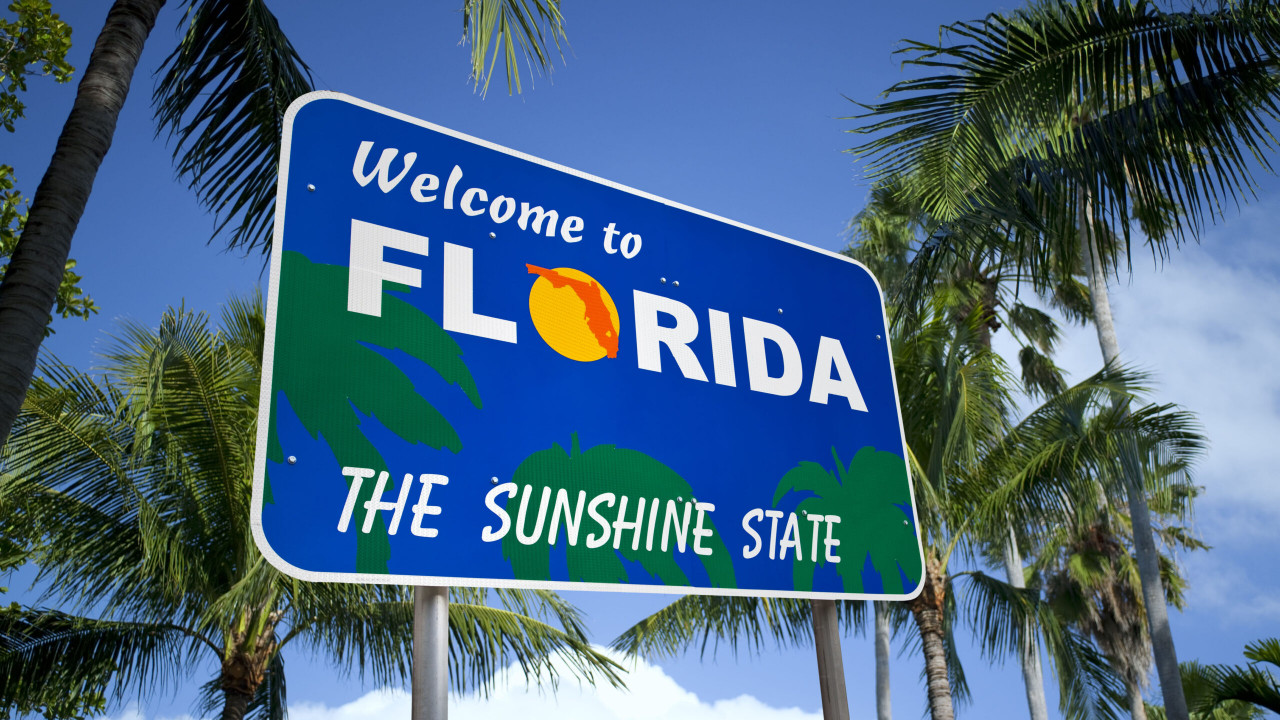 Florida Dominates Country For State-To-State Migration While California Ranks Dead Last