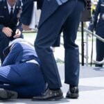 Internet Users Show No Mercy after Joe Biden’s Hard Fall at Air Force Academy Graduation