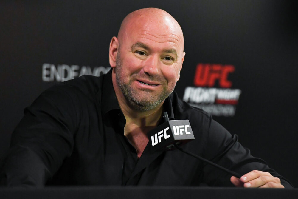 ‘Free Speech, Brother’: Dana White Shuts Down Reporter Pressing Him Over Strickland’s ‘Transphobia’