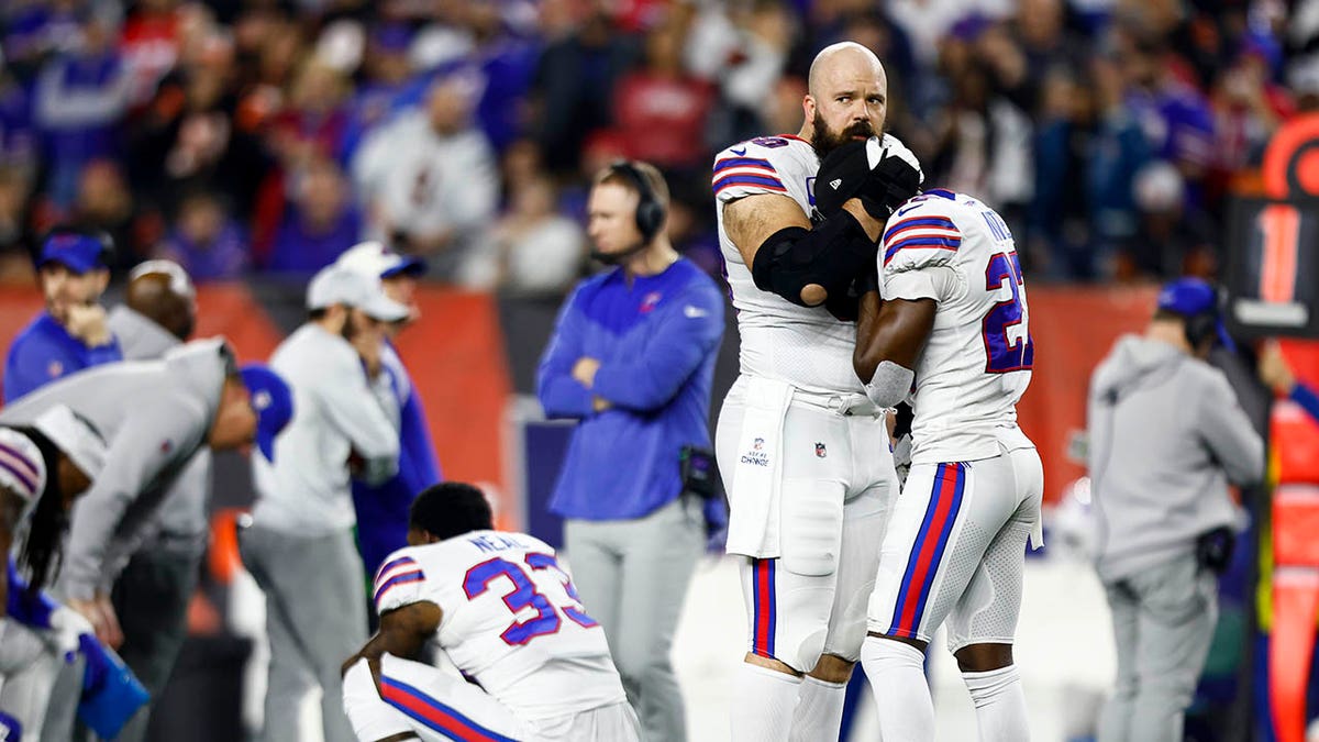 Prayers pour in for Bills safety Damar Hamlin after collapsing on the field: 'The game is not important'