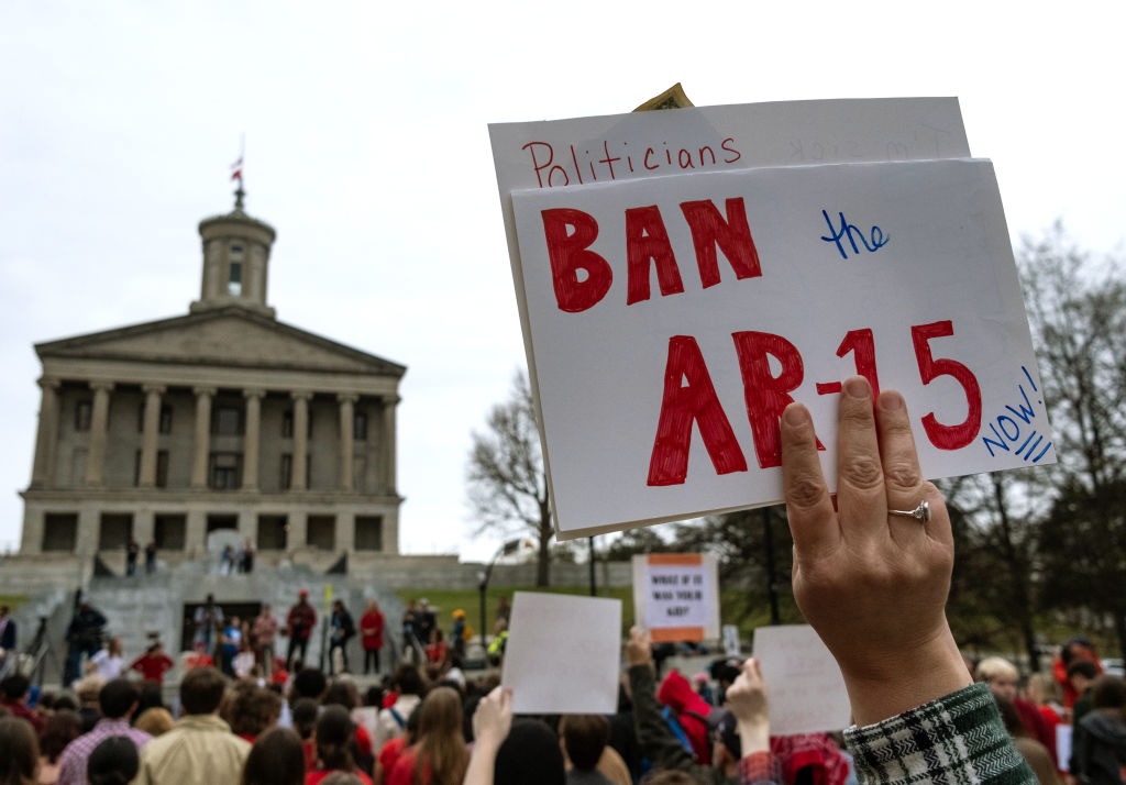 Gun Control Protesters Show Up In Tennessee As ‘Public Safety’ Special Session Begins