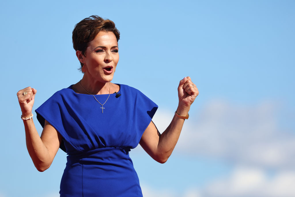 Kari Lake Blows Up At Media For Running ‘Garbage, Bulls*** Story’ To Carry Water For Katie Hobbs