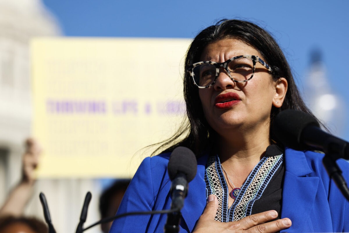 Tlaib Breaks Silence On Hamas Attack On Israel, Blames ‘Apartheid System’