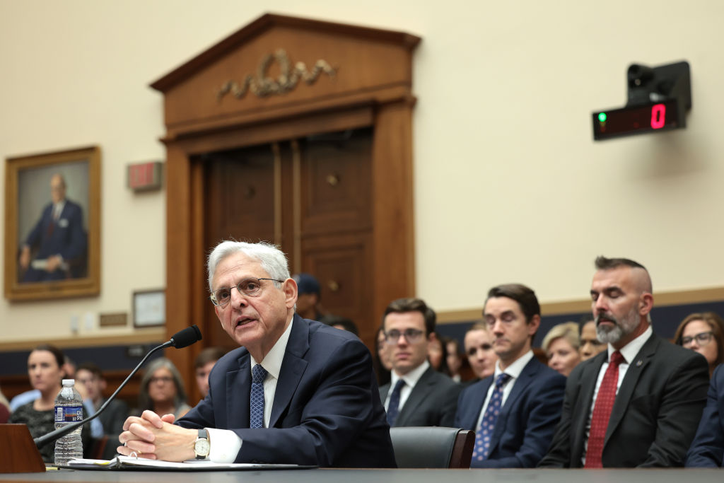 Garland Visibly Upset After Lawmaker Presses Him On Anti-Catholic FBI Memo