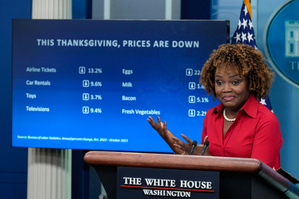 Doocy Corners Press Sec On ‘Bidenomics’: ‘Americans Outside Of This Building Are Not Buying It’