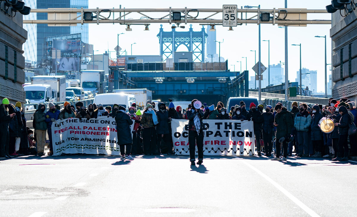 Fed Up NYC Driver Shoves Anti-Israel Protesters Blocking Traffic: ‘I Have A Daughter In Brooklyn … I Have To Get Home!’