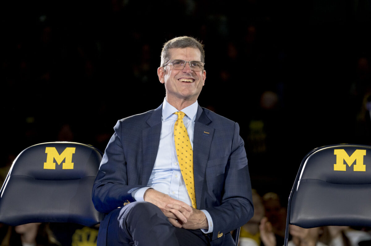 Jim Harbaugh Addresses Crowd At March For Life: ‘It’s A Great Example That You’re Setting’