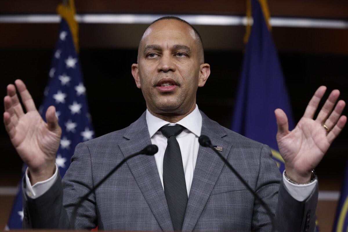 Hakeem Jeffries Performs Hours-Long ‘Surrender Ceremony’ As Fellow Dems Fight To Stay Awake