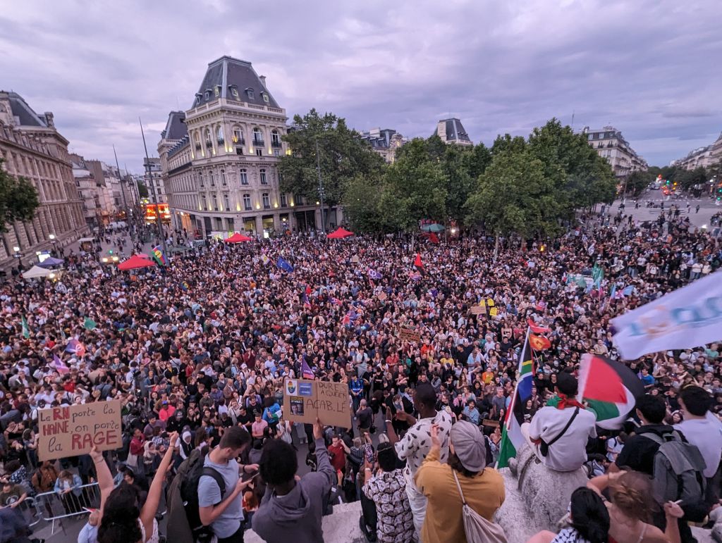 Protests Erupt In Paris After Marine Le Pen’s Party Wins Big In Parliamentary Elections