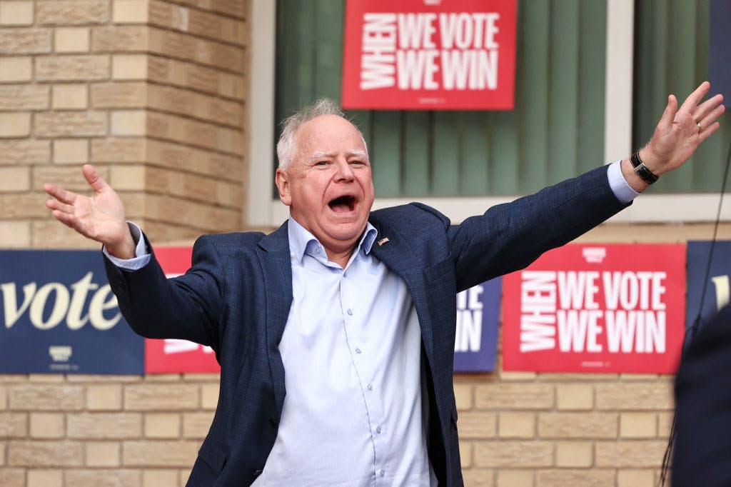 Oddsmaker: Tim Walz Is 30x More Likely To Be Charged With A Crime Than Be The Next President