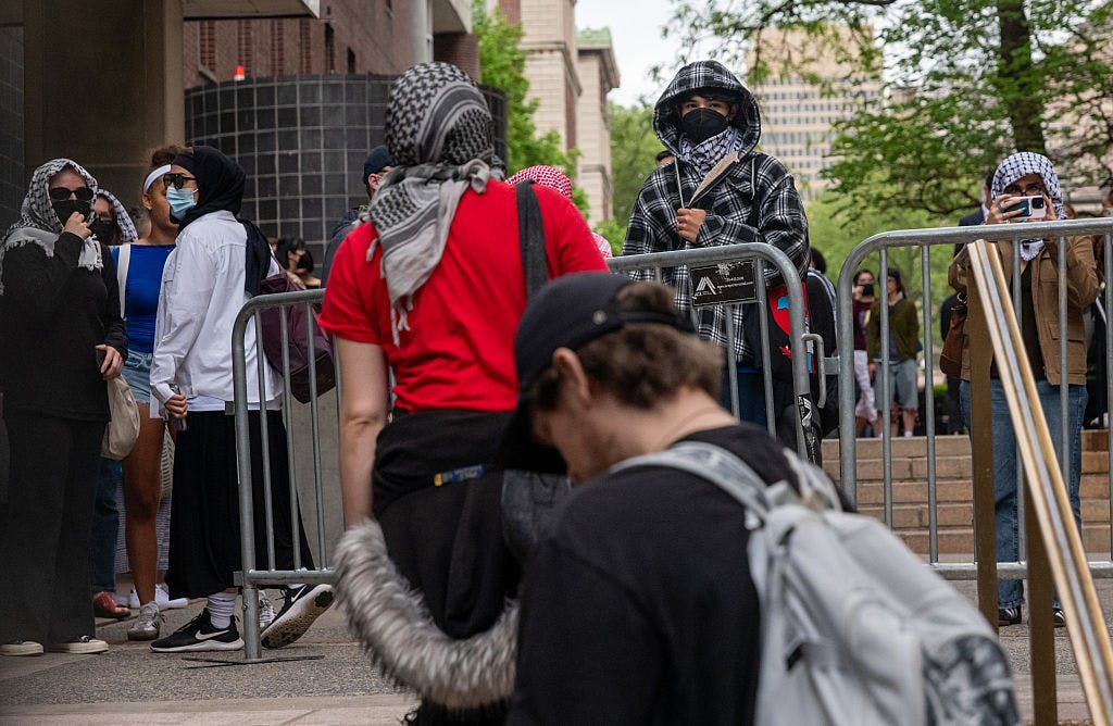Masked Anti-Israel Activists Take Over Columbia U Library During Finals. No One Expels Them.