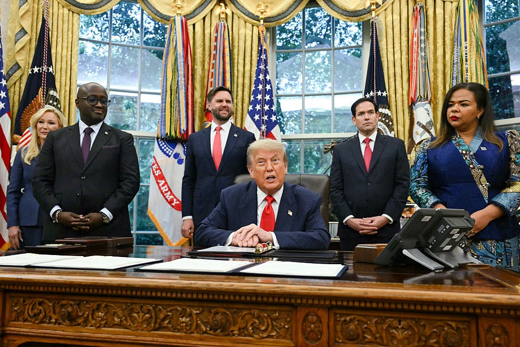 Trump Brokers Peace Agreement Between Rwanda And Congo At White House