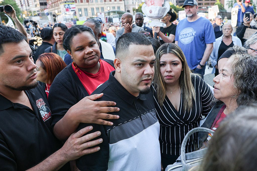 Kilmar Abrego Garcia Arrested By ICE As Supporters Rally Against Deportation