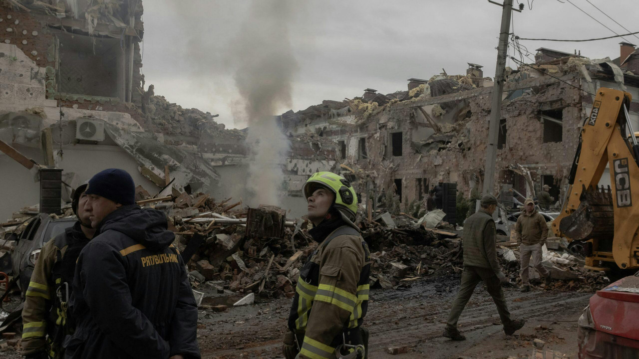 Russia Slams Ukraine With Nearly 600 Drones And 50 Missiles