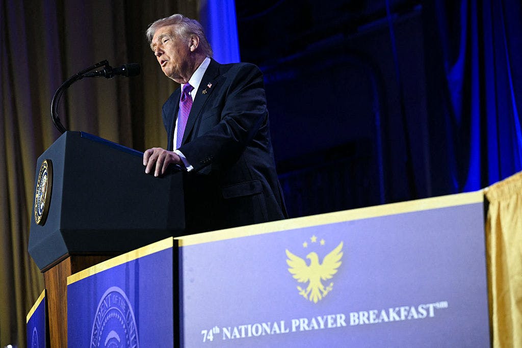 Trump Vows To Rededicate America As One Nation Under God