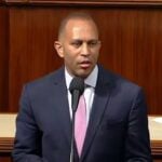 House Minority Leader Hakeem Jeffries Says Men in Women’s Sports is an Issue ‘That Doesn’t Exist’ (VIDEO)