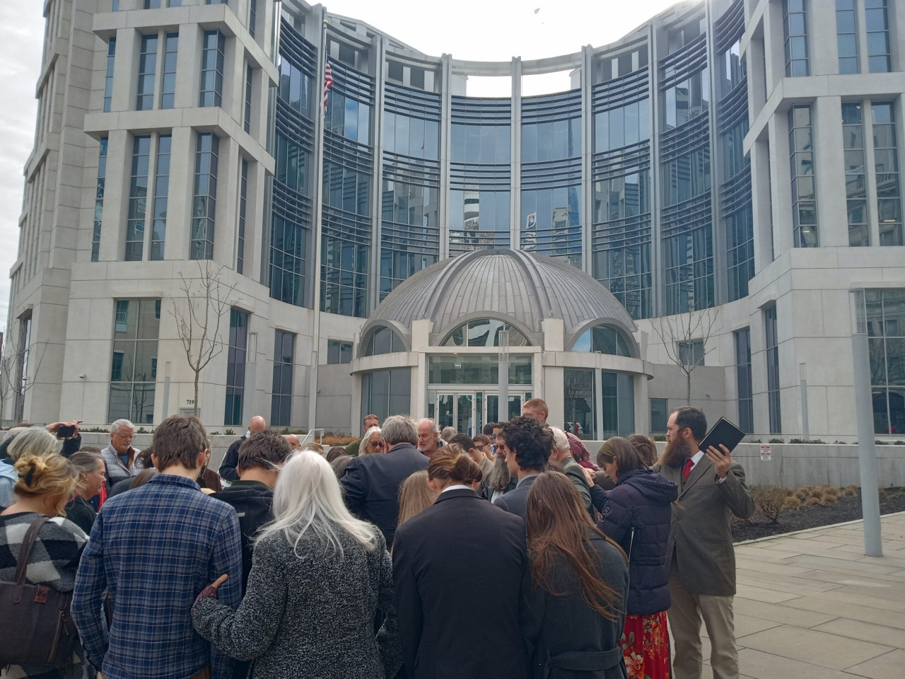 ‘A Church Meeting Is Now A Conspiracy’: Pro-Lifers Pray Outside Court After Conviction Over Peaceful Protest