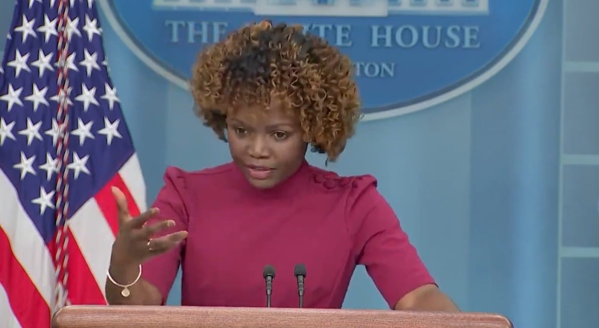 Karine Jean-Pierre Delivers Word Salad When Asked if This is the First China Spy Balloon That US Identified Flying Over US Airspace Under Biden