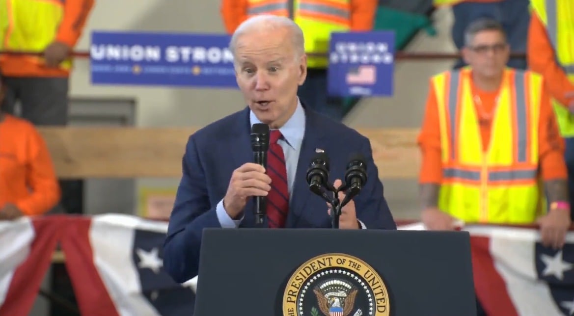 He’s Shot: Biden’s Speech to Union Workers in Wisconsin a Total Circus (VIDEO)