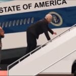 More Biden Humiliation: Saudi TV Makes Fun of Joe Biden For Tripping Up Air Force One Steps (VIDEO)