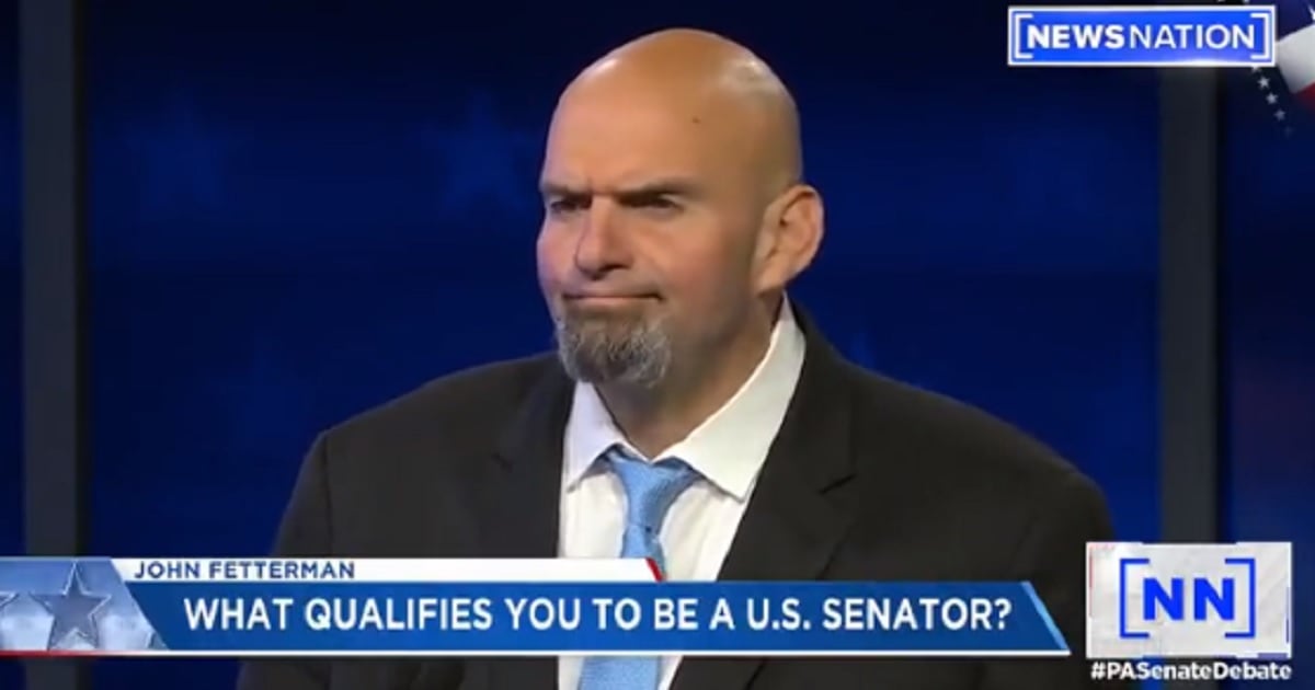 Clown World – Philadelphia Inquirer Says Fetterman Won Last Night’s Debate – What Were They Looking At?
