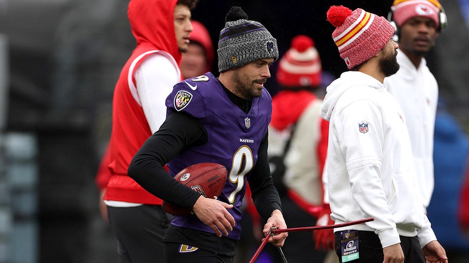 Ravens' Justin Tucker downplays tiff with Chiefs stars before AFC title game, calls it 'gamesmanship'