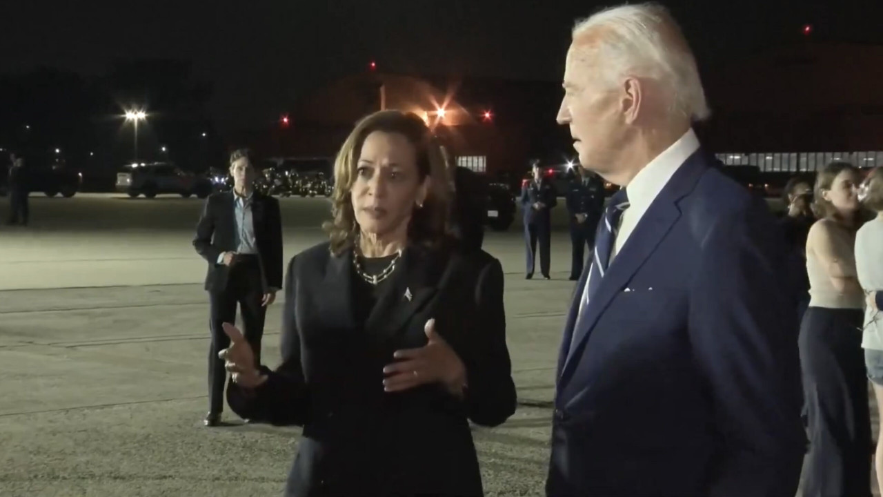 Kamala Harris Mocked After Spewing Word Salad On Tarmac Of Freed U.S. Prisoners