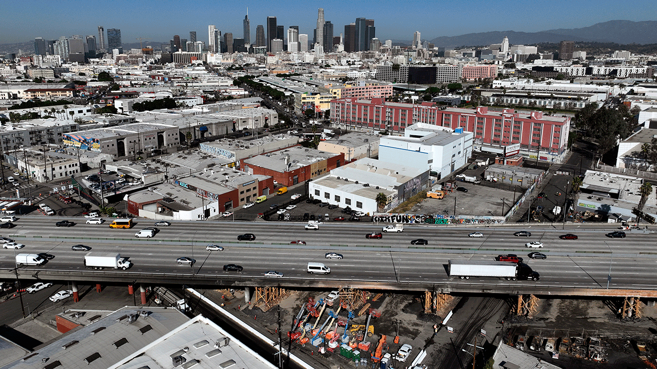 Los Angeles freeway fully reopens ahead of schedule after fire, officials say