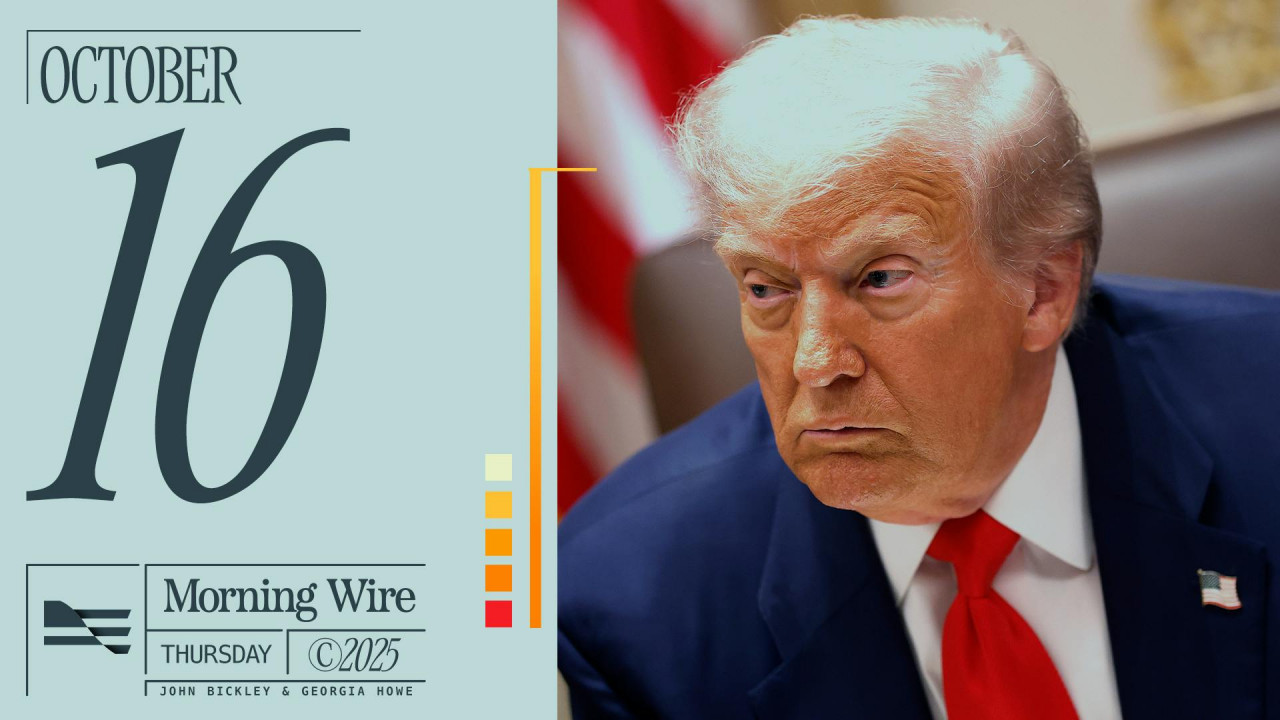 Morning Brief: Trump’s Peace Plan Pivot, Troops Paid In Dem Shutdown, & Cartel Targets ICE Agents