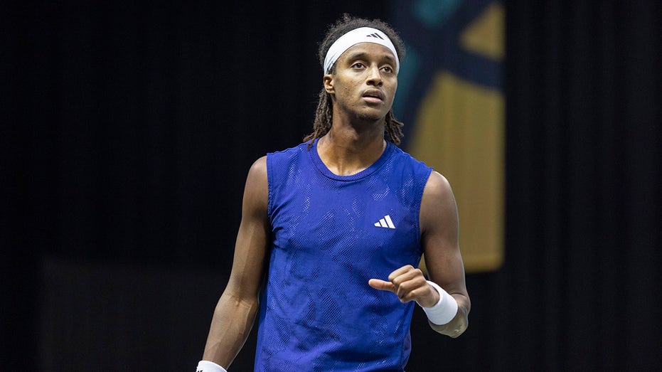 Mikael Ymer breaks racket, umpire's chair in tennis match tirade at Lyon Open