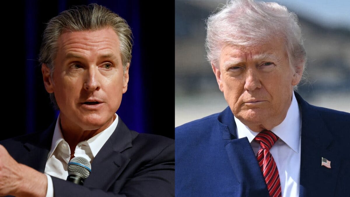 Trump Calls Out Newsom, Threatens To Cut Funding Over High School Boy Competing In Girls’ Sports