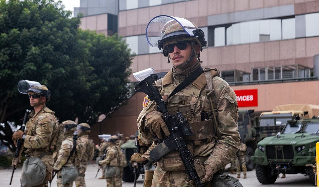 National Guard Rolls Into Los Angeles After Days Of Anti-ICE Riots