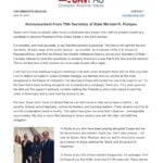Mike Pompeo Announces He Will Not Run for President in 2024