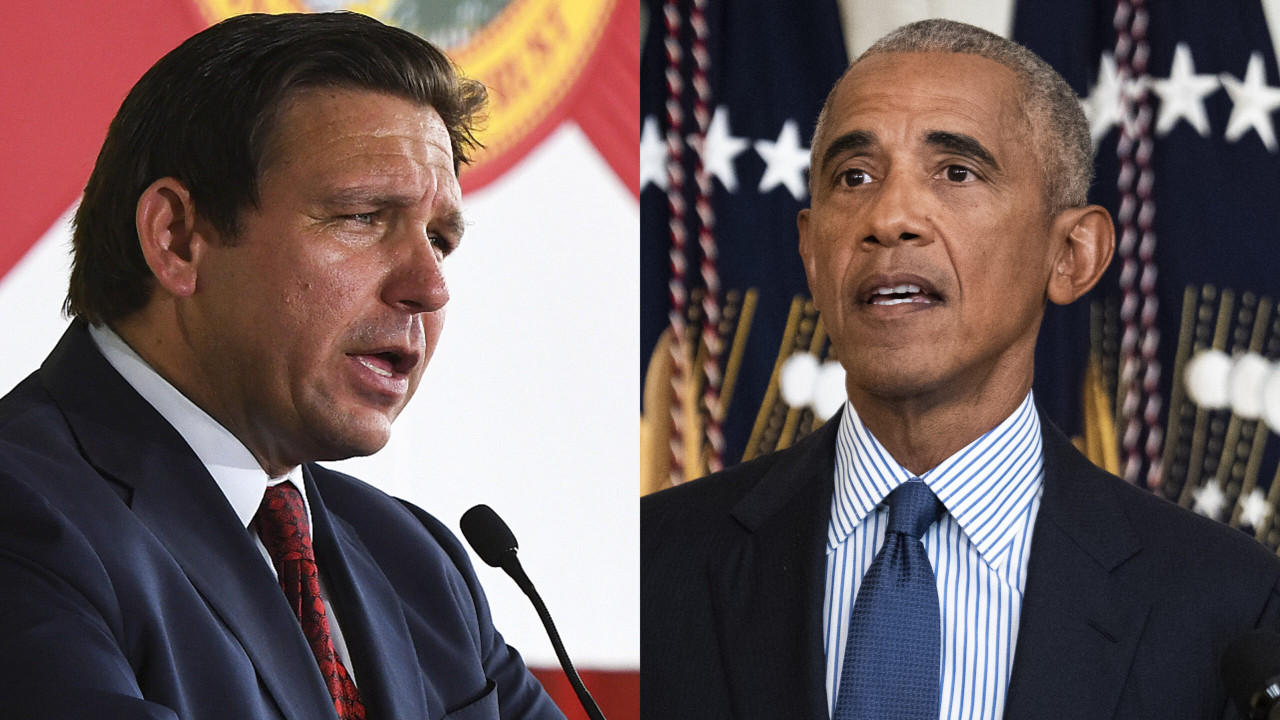 Obama Takes Passive Shot At DeSantis