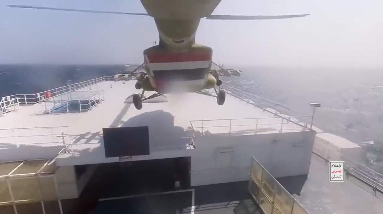 WATCH: Footage Released Of Houthi Terrorists Capturing Cargo Ship In Red Sea