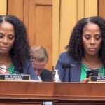 Critics Accuse Democrat Stacey Plaskett of “Dereliction of Duty” After She was Caught Using Phones During Weaponization of Government Hearing (VIDEO)